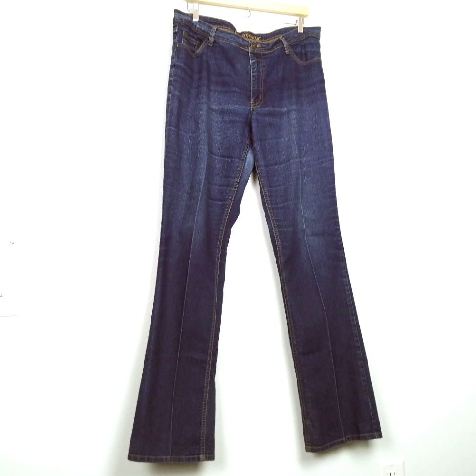 Ashley Stewart 14 Tall Jean Pant Dark Wash Bootcut